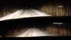 Halogen vs LED headlight conversion kit