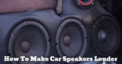 How To Make Car Speakers Louder