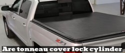 Are tonneau cover lock cylinder?