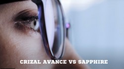 Difference between Crizal Avance vs Sapphire