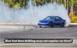 How fast does drifting wear out regular car tires?