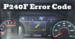 Troubleshooting the P240F Error Code in Your Vehicle