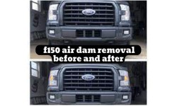 F150 Air Dam Removal Before and After
