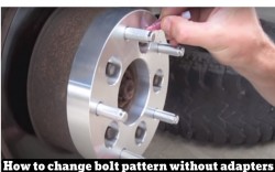 How to change bolt pattern without adapters