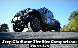 Jeep Gladiator Tire Size Comparison: 35s vs 37s