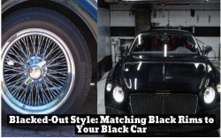 Blacked-Out Style: Matching Black Rims to Your Black Car