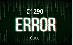C1290 Error Code: Abnormal zero point of steering angle sensor